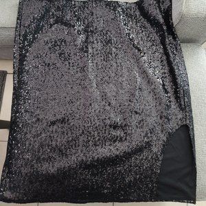 Torrid Black Sequin Pencil Skirt Size 5